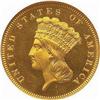 Image 2 : Three-Dollar Gold 1889 NGC PR65
