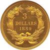 Image 3 : Three-Dollar Gold 1889 NGC PR65