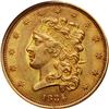 Image 2 : Half Eagles 1834 Plain 4. NGC MS61