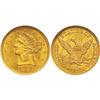 Image 1 : Half Eagles 1847 NGC MS64