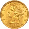 Image 2 : Half Eagles 1891-CC PCGS MS62