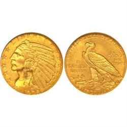 Half Eagles 1908 NGC MS63