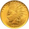 Image 2 : Eagles 1907 No Periods. PCGS MS62
