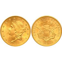 Double Eagles 1865-S Bros Jon PCGS MS63