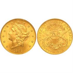 Double Eagles 1903 PCGS MS64