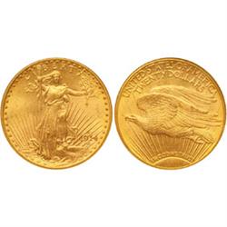 Double Eagles 1914-D NGC MS64