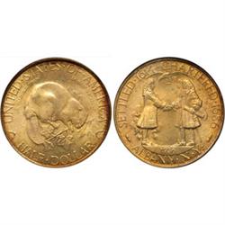Commem Silver 1936 Albany. PCGS MS67