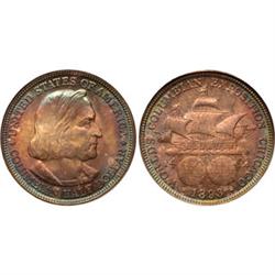 Commem Silver 1893 Columbian. PCGS MS66