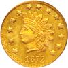 Image 2 : CalGold 1872 Dollar. BG-1207. PCGS MS62
