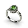 Image 1 : Tourmaline 1.43 ctw & Diamond Ring 14kt W/Y  Gold