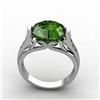 Image 1 : Genuine 5.09 ctw Emerald Ring 14kt White or Yellow Gold