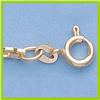 Image 1 : Genuine 16" 14kt Italian Gold-Yellow 2.1mm, 8 Sided Box Chain Gauge:40, 11.2gr