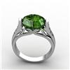 Image 1 : Genuine 5.34 ctw Tourmaline Ring 14kt White or Yellow Gold