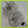 Image 3 : Genuine  0.53 ctw Diamond Earring 18KT White  Gold