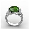 Image 1 : Genuine 5.09 ctw Emerald Ring 18kt White or Yellow Gold