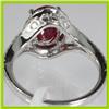 Image 3 : Genuine 3.50  ctw Ruby & Diamond  Ring 18kt Gold-White