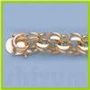 Image 1 : Genuine 7.5" 14kt Italian Gold-Yellow 11.0mm, Charm Bracelets Gauge:V399, 36.2gr