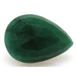 Natural Emerald Beryl Pear cut Gemstone 26.95ctw approximate