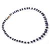 Image 1 : Natural Tanzanite Smooth Teardrop Beads Stringing Necklace Gemstones 80.25ctw with brass clasp