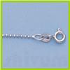 Image 1 : Genuine 16" 14kt Italian Gold-Yellow or White 1.1mm, D/C Bead Chain Gauge:120, 2.5gr