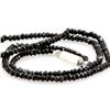 Image 1 : Natural Black Spinal Necklace 48.85ctw with brass clasp