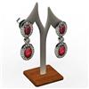 Image 1 : Ruby 4.12 ctw Diamond Dangling Earring 14k W/Y Gold
