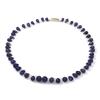 Image 1 : Natural Tanzanite Smooth Teardrop Beads Stringing Neckalce Gemstones 141.25ctw with brass clasp