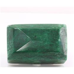 Natural Emerald Shape 126.96 ctw Emerald Beryl Gemstone 1 Emerald Cut Opaque Green