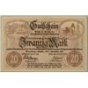 Image 1 : German 20 Mark UNC Gutfchein Rare Paper Money