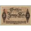 Image 2 : German 20 Mark UNC Gutfchein Rare Paper Money