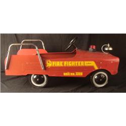 AMF Vintage Fire Fighter Engine Pedal Car Unit No. 508
