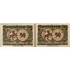 Image 2 : Set 2 German 1922 CU( Dark Subject) Notgeld Cryptic