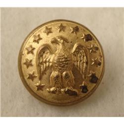 20th Century U.S. Eagle Gilt Coat Button 13 Stars