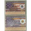 Image 2 : 2 State Series Colorized Quarters NJ,GA 1999 w/Case,COA