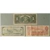 Image 2 : 3 Diff Canada Paper Money 1, 2 Dollars 1937, 1954, 1974