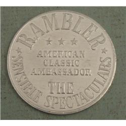 Large Rambler Ambassador Car Medal 1950s