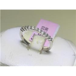 14K White Gold All Diamonds Ring Size 6 1/4