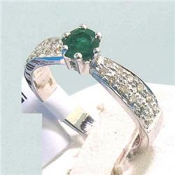 Emerald and Diamonds Ring