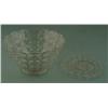 Image 1 : Stylish Glass Fruit Salad Serving Bowl, w/ Plate, Bowl