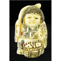 Chinese Handcarved Bone Netsuke (CLB-774)