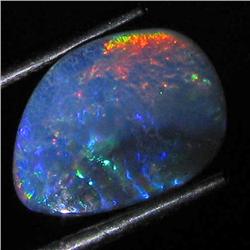 2.15ct Australian Black Opal Doublet Full Fire (GEM-36089)