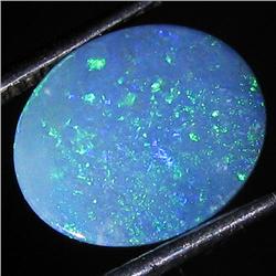 2.02ct Australian Black Opal Doublet Full Fire (GEM-35828)