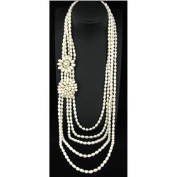 1600twc MOP & Pearl  Necklace (JEW-3305)