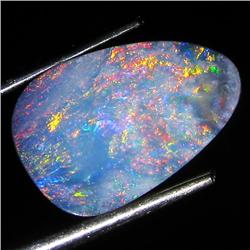 2.7ct Australian Black Opal Doublet Full Fire (GEM-36299)