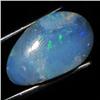 6.53ct Australian Black Opal Doublet Full Fire (GEM-36004)