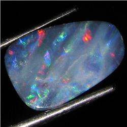 1.75ct Australian Black Opal Doublet Full Fire (GEM-36147)
