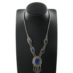 210ct Vintage Tibet Lapis Nickel Necklace (ANT-1580)