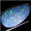 6.62ct Australian Black Opal Doublet Full Fire (GEM-35863)