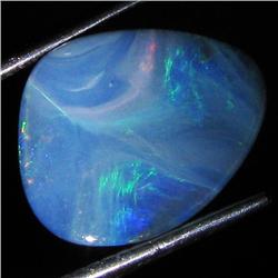 3.57ct Australian Black Opal Doublet Full Fire (GEM-36092)