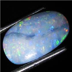 2.82ct Australian Black Opal Doublet Full Fire (GEM-36130)